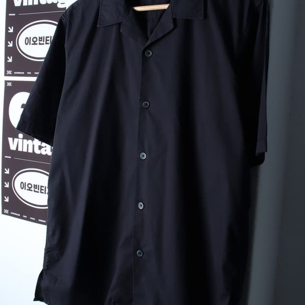 (L-XL) 유니클로 반팔 카라 티셔츠 셔츠 남방 브이넥-H32753