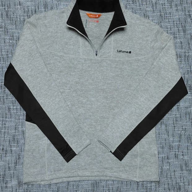 라푸마 남성 반집업 니트 100
