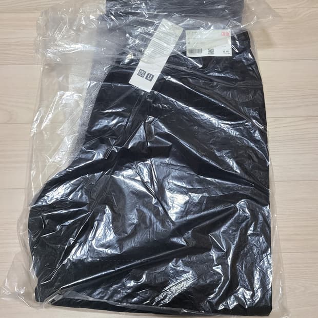 유니클로U 코듀로이유틸리티팬츠 (09블랙, M)