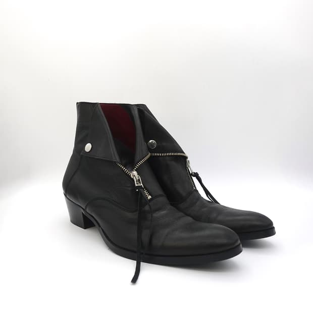 [42,270~275]CIVARIZE 시바라이즈 라이더스 레더 앵클 부츠