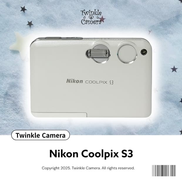 (노제디카✨)Nikon Coolpix 니콘 쿨픽스 S3