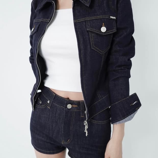 페일제이드 논페이드 인디고 데님 자켓