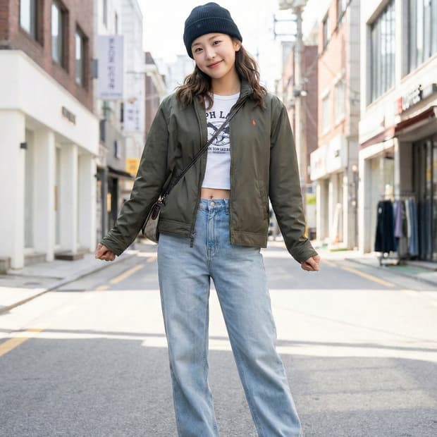 폴로 랄프로렌 안감 후리스 집업 자켓