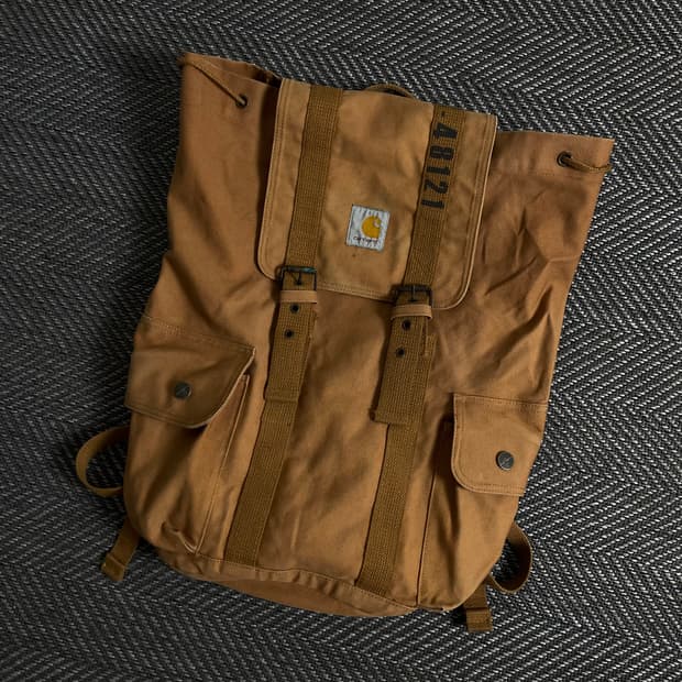 칼하트 USA 오리지날 트램프 캔버스 백팩y 3061