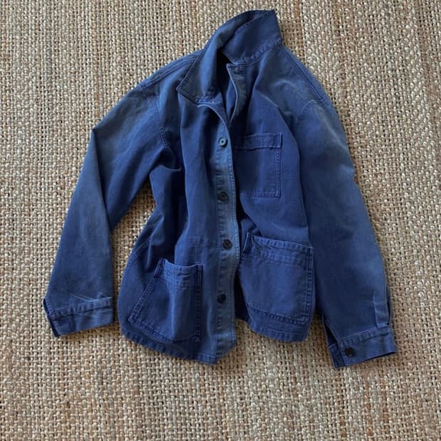 Pkby Washed Painter Jacket Blue m