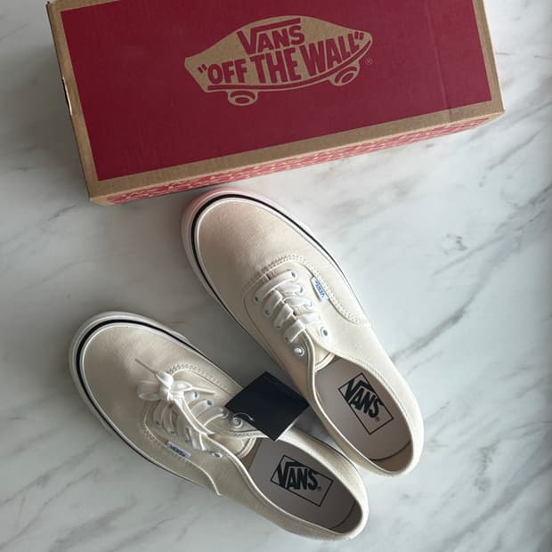  VANS 반스 에너하임 애너하임 어센틱 아이보리 270 미착용 새상품 