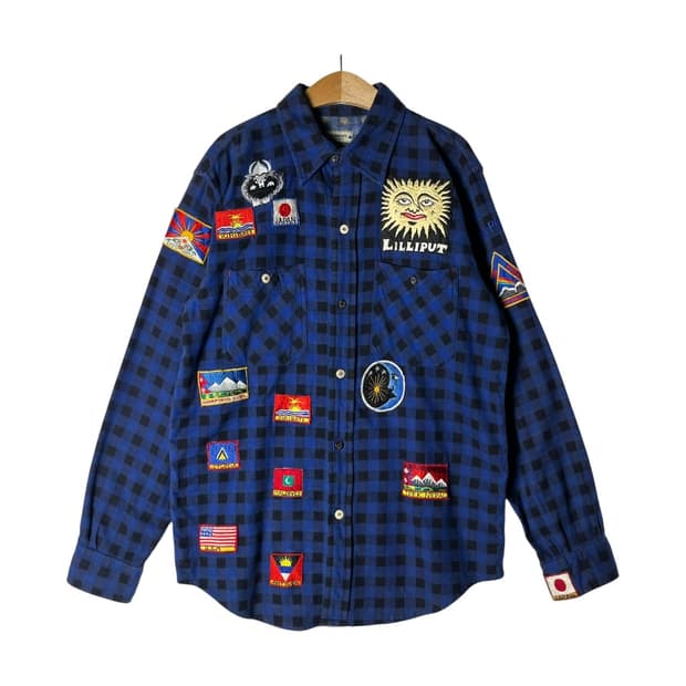 [Tigre Brocante] 티그르 브로칸테 와펜 패치워크 셔츠