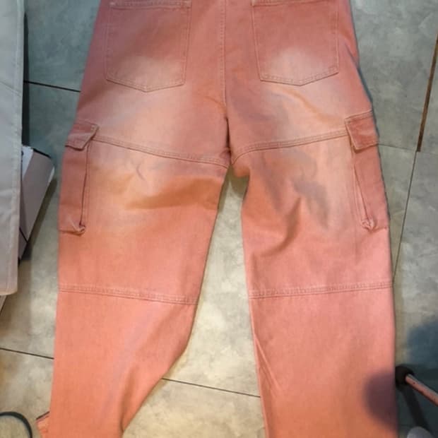 피지컬 에듀케이션 디파트먼트 핑크 카고팬츠