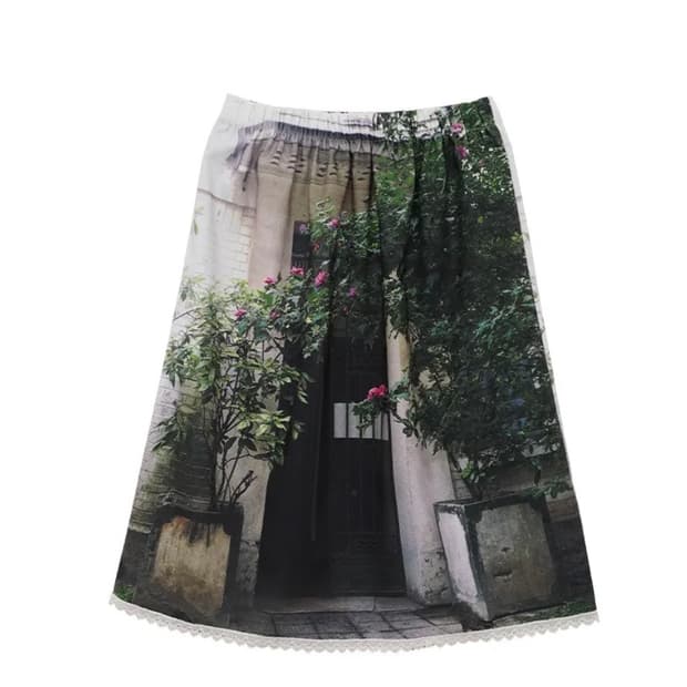 쿠키시 로즈가든 스커트