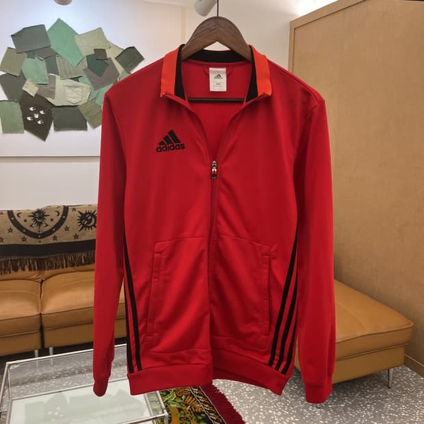 아디다스 삼선로고 스포티 트랙탑 져지 집업 90 C05789