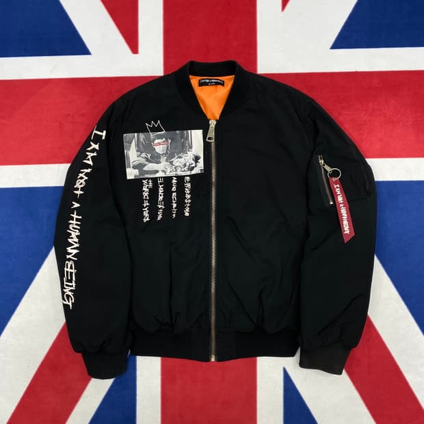 아이엠낫어휴먼비잉 MA-1 자켓 XL 