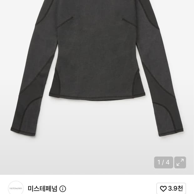 미스테페넘 롱슬리브 VOL. 3.0 Flatlock T GY