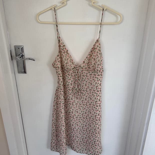 자라 플라워 미니원피스