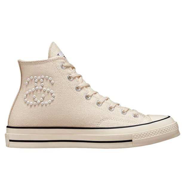 [2회착용] 스투시x컨버스 척70하이 아이보리 245