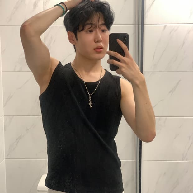 언더마이카 25ss 송치 벨트 레오파드 2사이즈