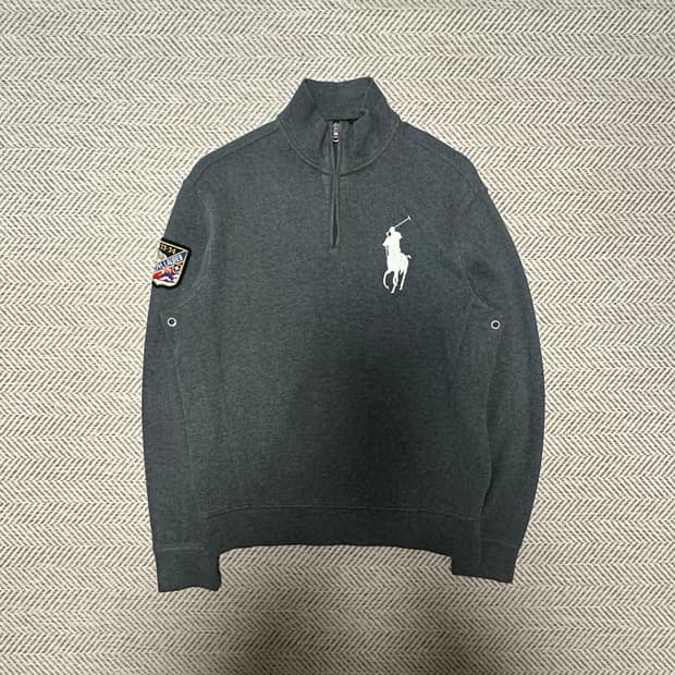 POLO RALPH LAUREN half zipup sweatshirt
