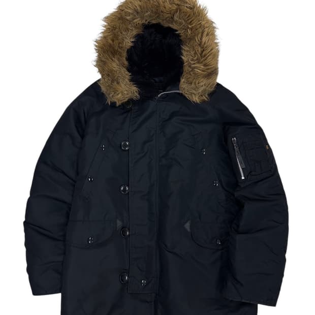 알파인더스트리 N3B 야상패딩 블랙 (S~L)