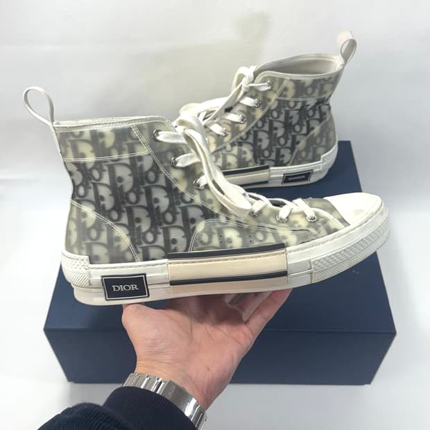 디올 오블리크 스니커즈 B23 하이탑