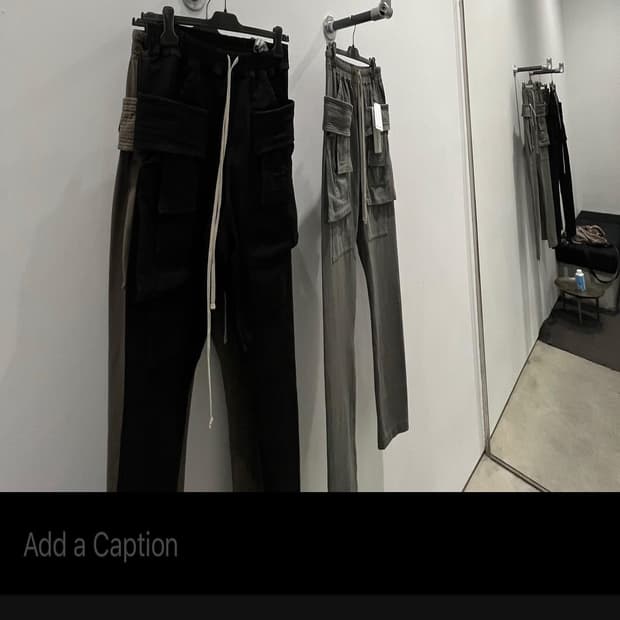 23fw 릭오웬스 태권도 SBB xs Size