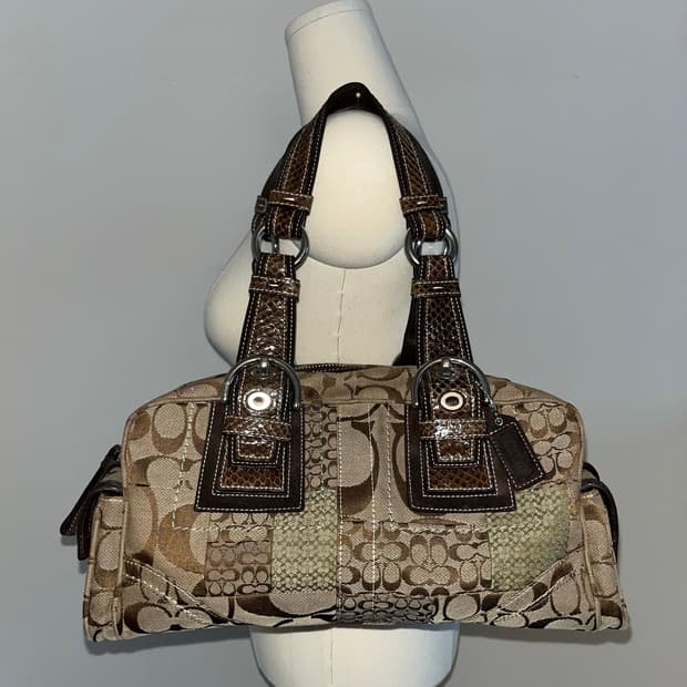 Coach Patchwork Shoulder Bag