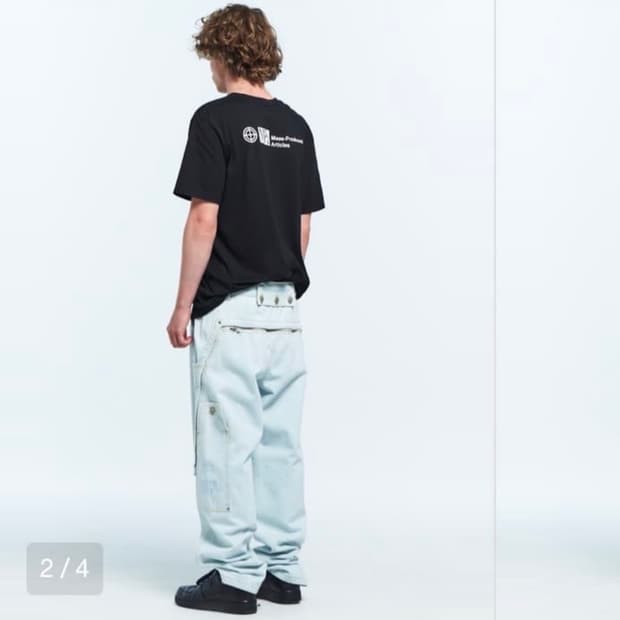 플라스틱 프로덕트 H-zip pocket pants M