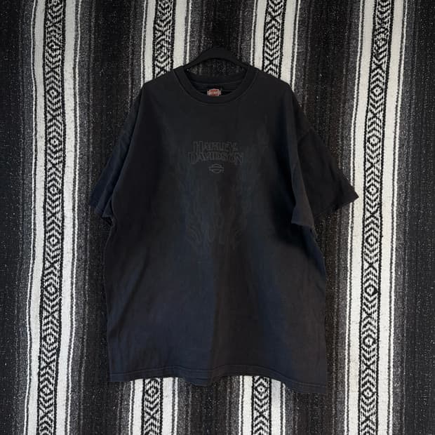 00‘s 할리 데이비슨 V-flame 반팔 티셔츠
