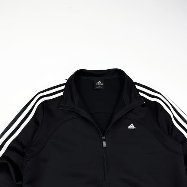 아디다스 오리지널 삼선 블랙 트랙탑 져지 (L 여성추천)