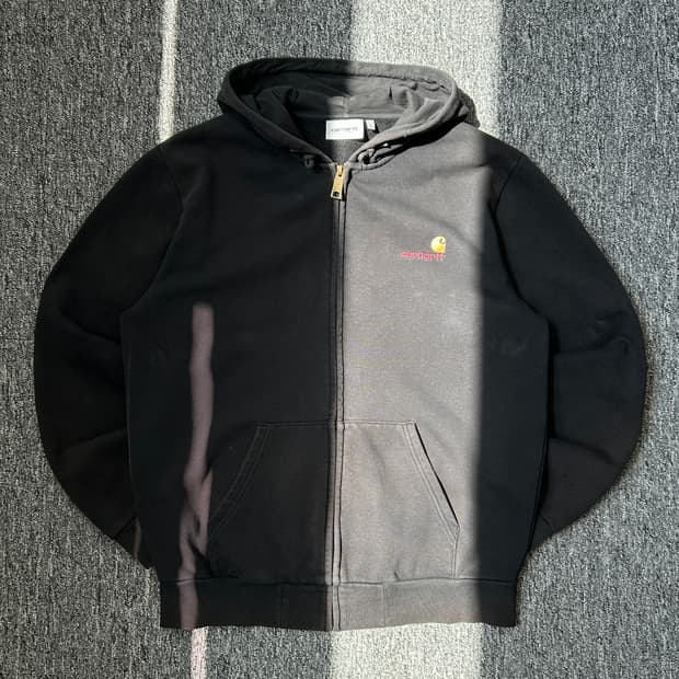 칼하트 wip 아메리칸 스크립트 후드집업