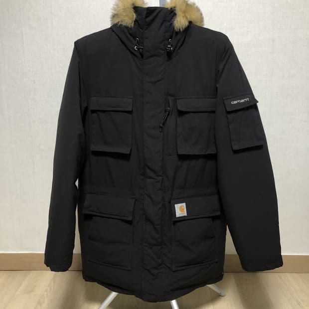 (M) 칼하트 Carhartt 헤비 덕다운 베링파카 2 블랙