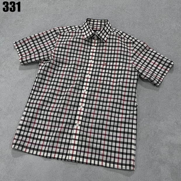 닥스 체크 반팔 셔츠 