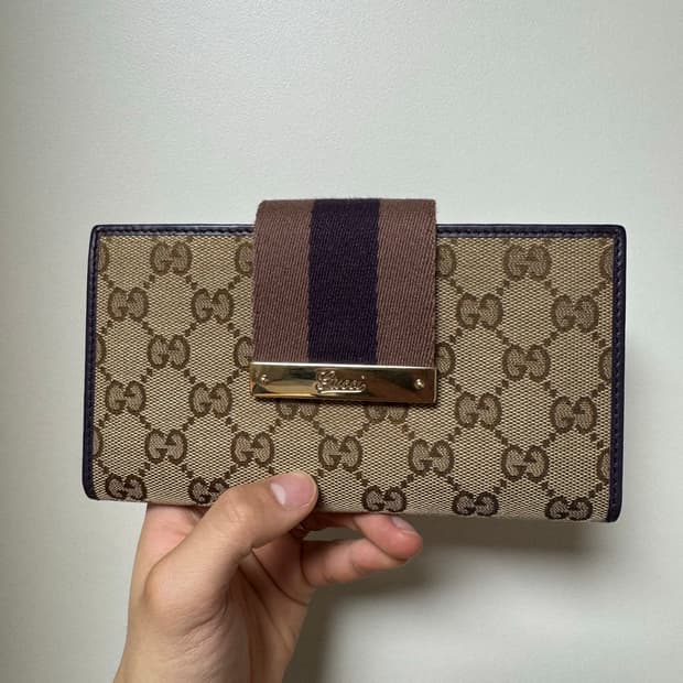 구찌 오리지널 GG 캔버스 장지갑