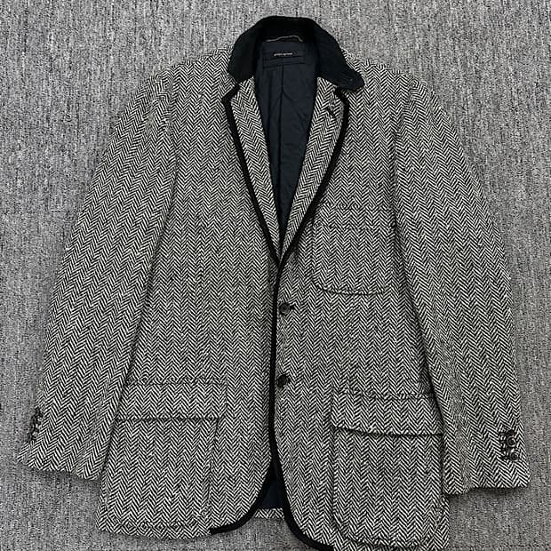 silvain sylvian 빈티지 트위드 자켓 