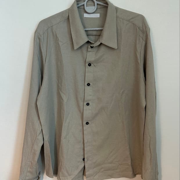 LES seim tailored shirt beige