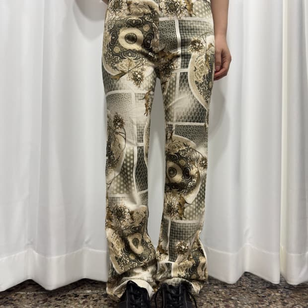 benetton entic printjng pants
