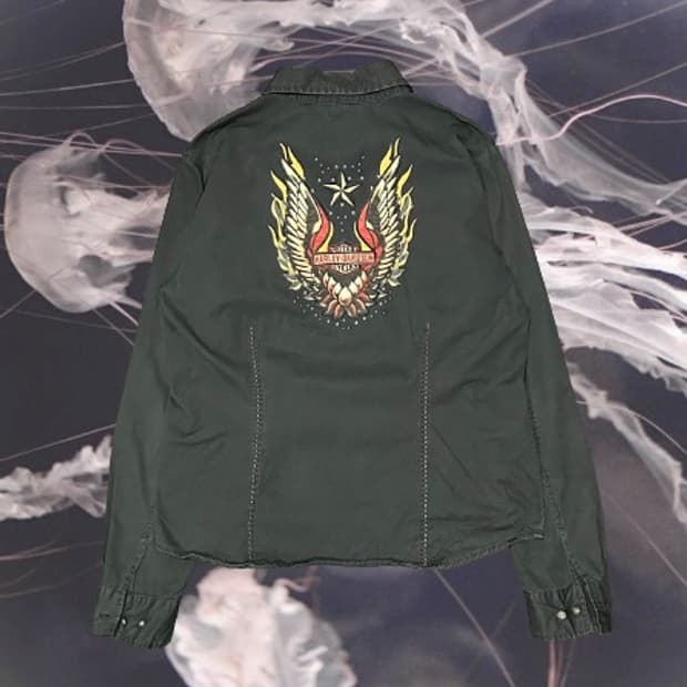 Harley Davidson needlework