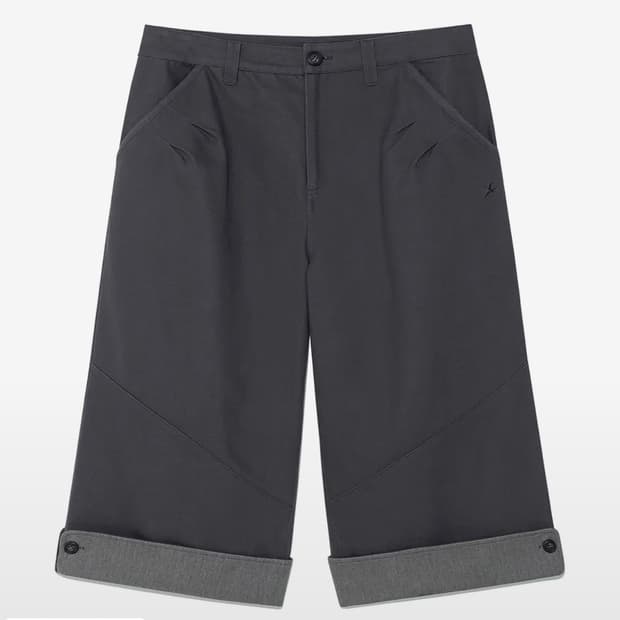 TCM folding button pants