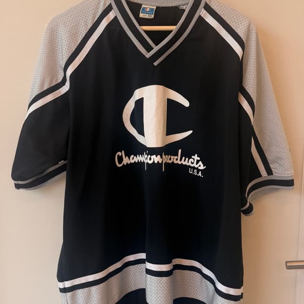 챔피온(Champion) 빈티지 메쉬 풋볼 저지 
