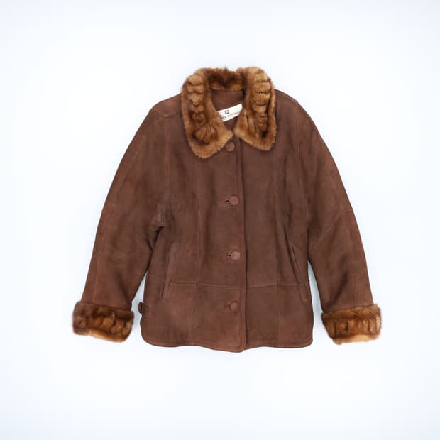 [88-92-160] 피에르발망 양가죽무스탕 0107H1