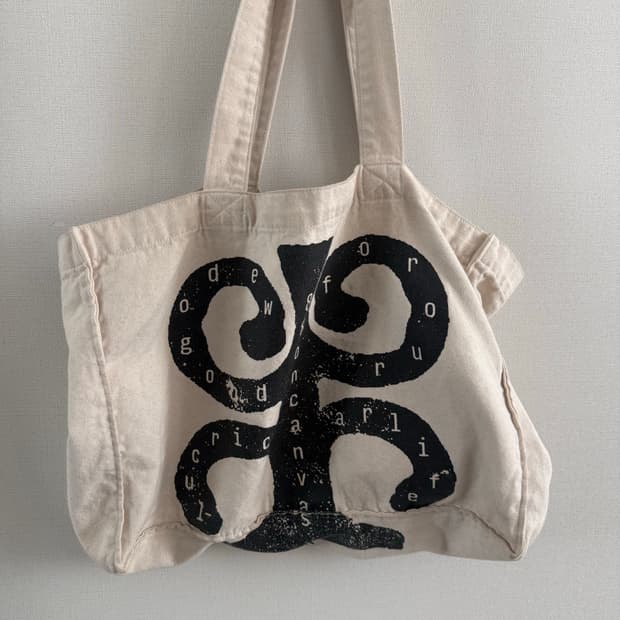 88 큐레이트 코튼 백