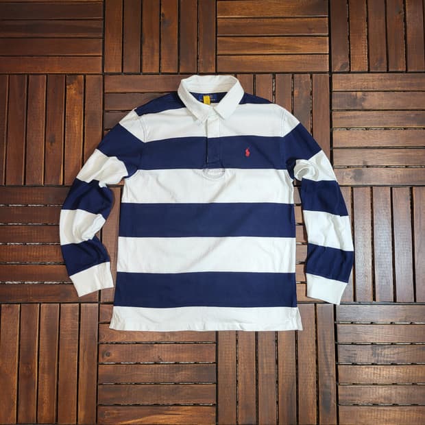폴로 랄프로렌 아이코닉 럭비 셔츠 (L)