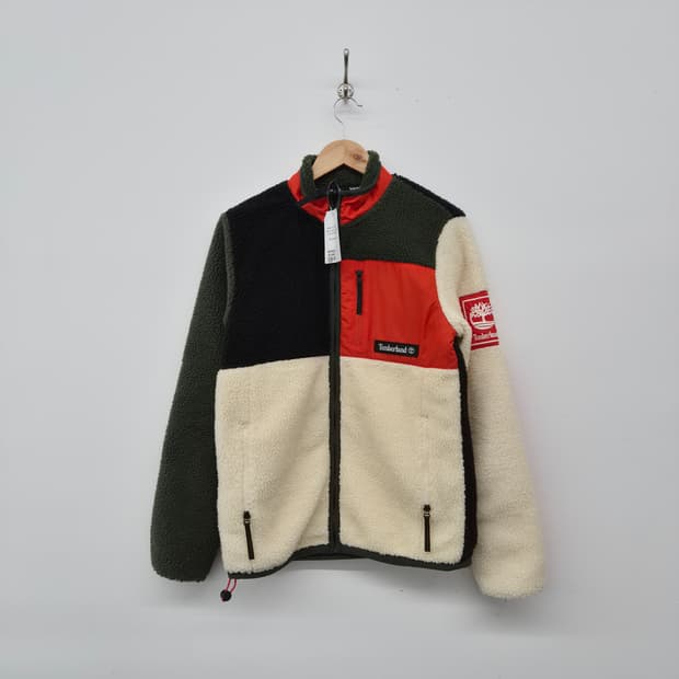 팀버랜드 컬러블록 플리스 자켓 남성 L