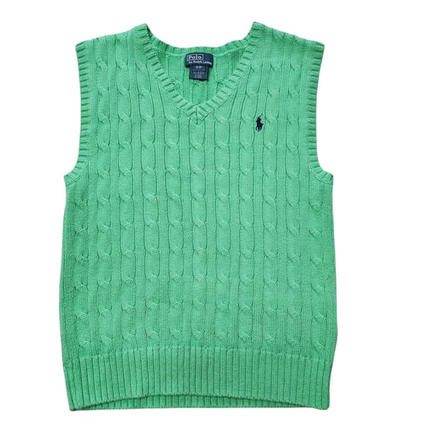 폴로 니트 조끼