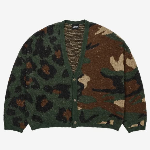 (급처) 아조바이아조 레오파드 가디건