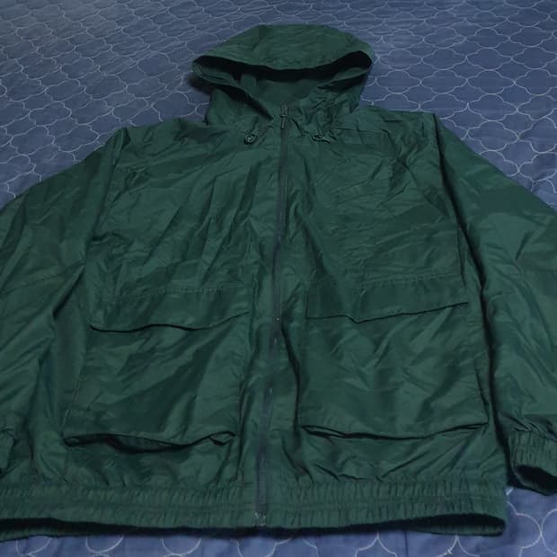 아디다스 기모 바람막이 유틸리티 우븐 자켓 그린 (XL)