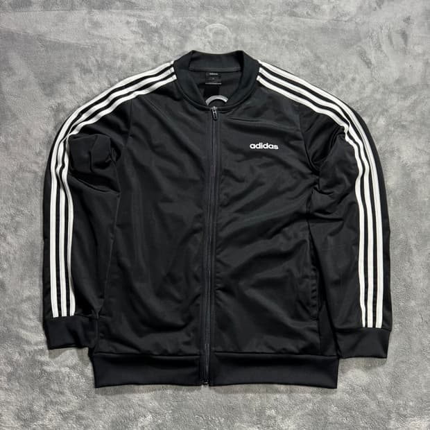 아디다스 3s 삼선 블랙 트랙탑 져지
