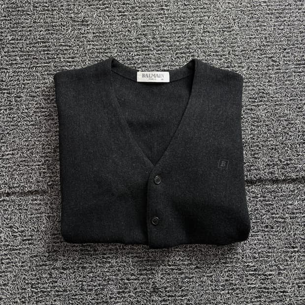 90s 발망 아카이브 미니멀 니트 가디건 2850