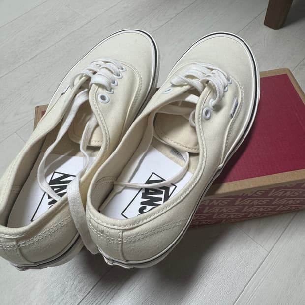 반스 어센틱 에너하임 화이트 vans authentic dx
