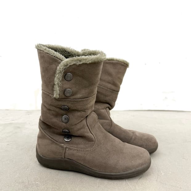 vintage suede boots