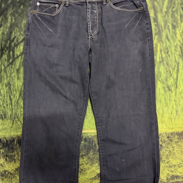 아르마니 익스체인지 슬라브 데님 팬츠 바지