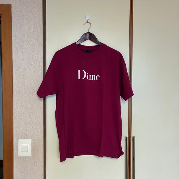 dime 보라색 티셔츠